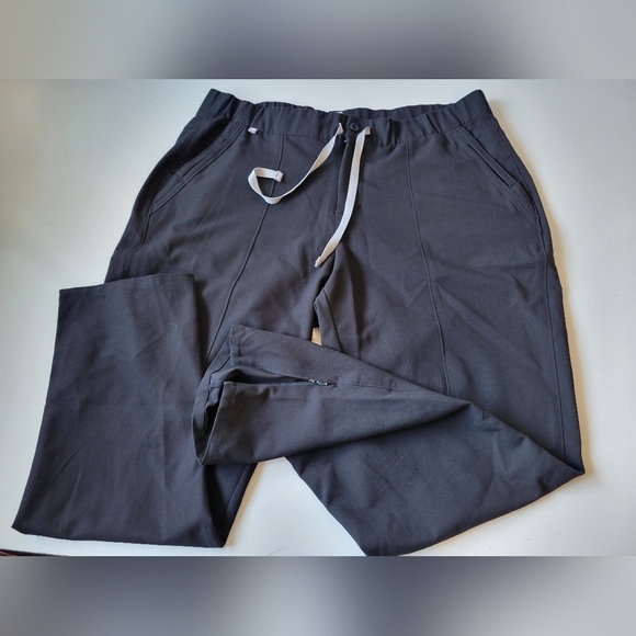Figs Scrub Ankle Zip Pants in Black Size XL Style W19SW2016 - Picture 1 of 12